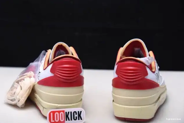 HYPE Off-White Jordan 2 Red SP Low White Retro DJ4375-106 0526